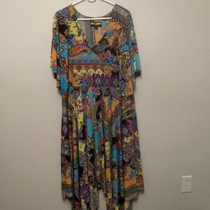 Marc Bouwer Unlimited Dress Plus 1X Womens Size 1X - measurements shown in photo